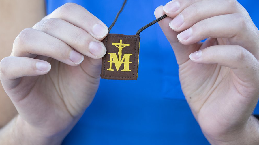 Scapular myth #1: Brown scapulars are supposed to be uncomfortable.