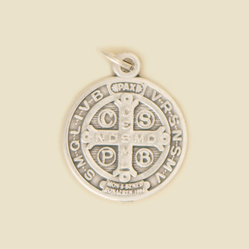 XL Saint Benedict Medal with Unique, Antique Scrollwork - Marys Way  Apostolate Store